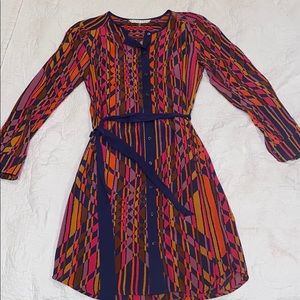 Trina Turk Colorful Silk Dress
